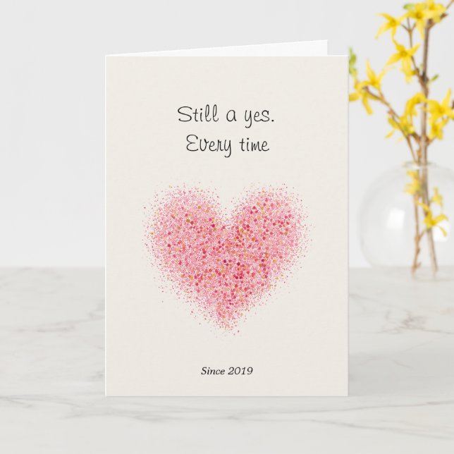 Still a Yes Every Time Card (Yellow Flower)