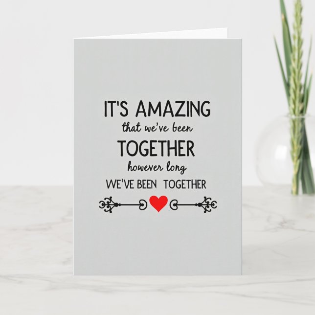 Still Amazing Together Love Card (Front)
