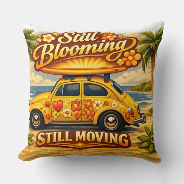 Still Blooming, Still Moving. Cushion (Front)