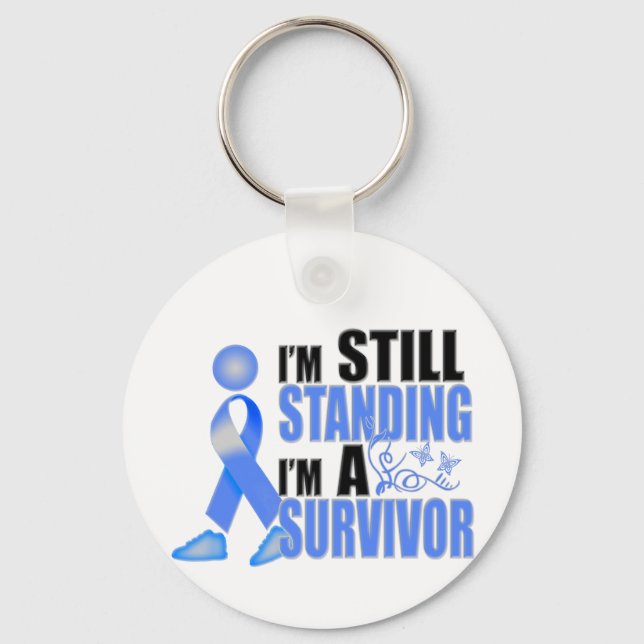 Still Colon Cancer Survivor Key Ring (Front)