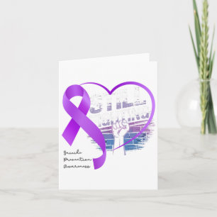 Still Fighting Suicide Prevention Awareness Purple Card