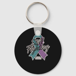 Still Fighting - Suicide Prevention Awareness Stic Key Ring