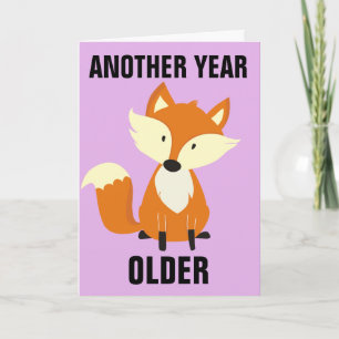 STILL FOXY! HAPPY BIRTHDAY CARDS FOR WIFE