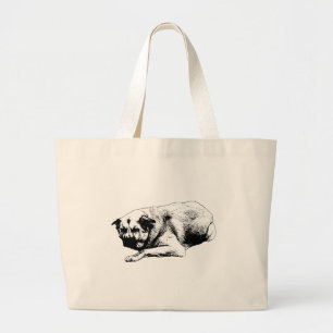 Still Harmony, Rested Shape Large Tote Bag