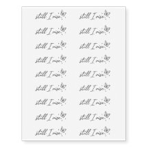 Still I Rise Inspirational Minimalist