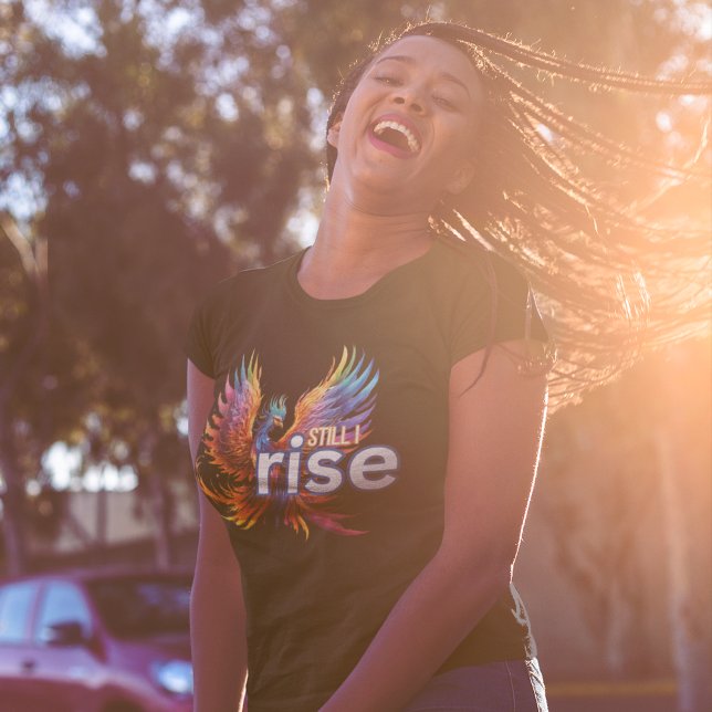 Still I Rise Phoenix Tri-Blend Shirt (Empower yourself and others with this colorful, "Still I RIse" tri-blend shirt! )