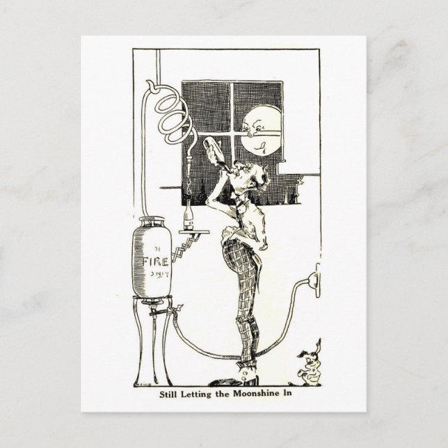 Still Letting The Moonshine In Postcard (Front)