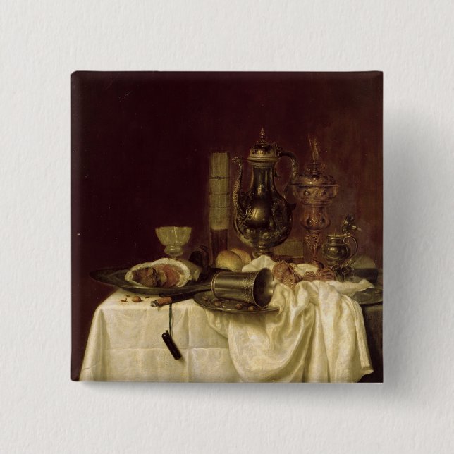 Still Life, 1638 15 Cm Square Badge (Front)