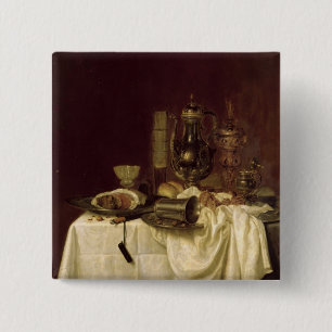Still Life, 1638 15 Cm Square Badge