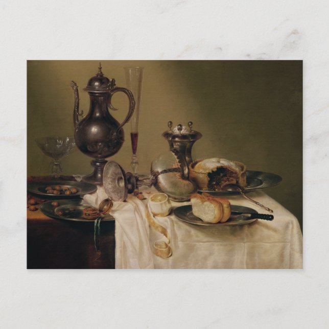 Still Life, 1642 Postcard (Front)