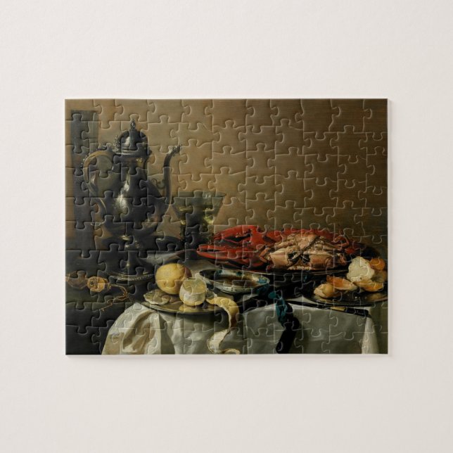 Still Life, 1643 (oil on panel) Jigsaw Puzzle (Horizontal)