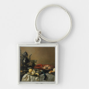 Still Life, 1643 (oil on panel) Key Ring