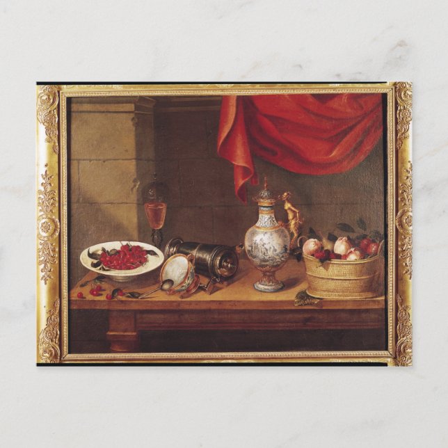 Still Life, 1653 Postcard (Front)