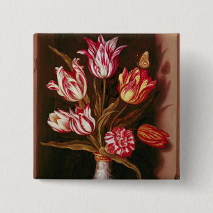 Still Life, 17th century 15 Cm Square Badge