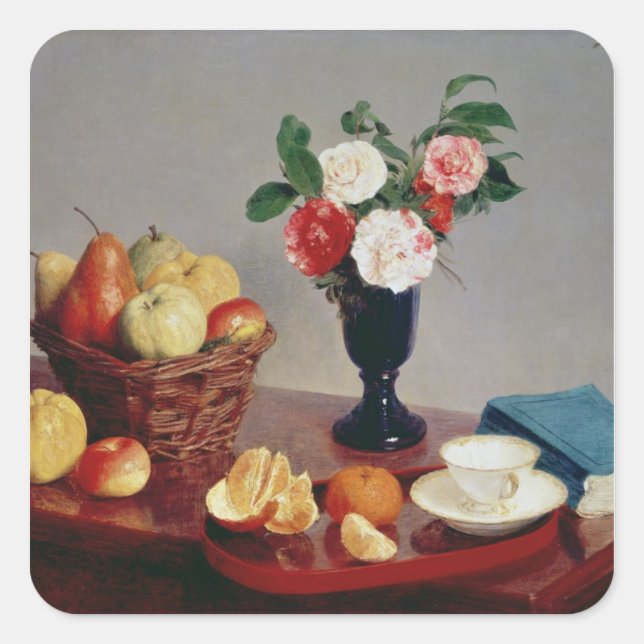 Still Life, 1866 Square Sticker (Front)