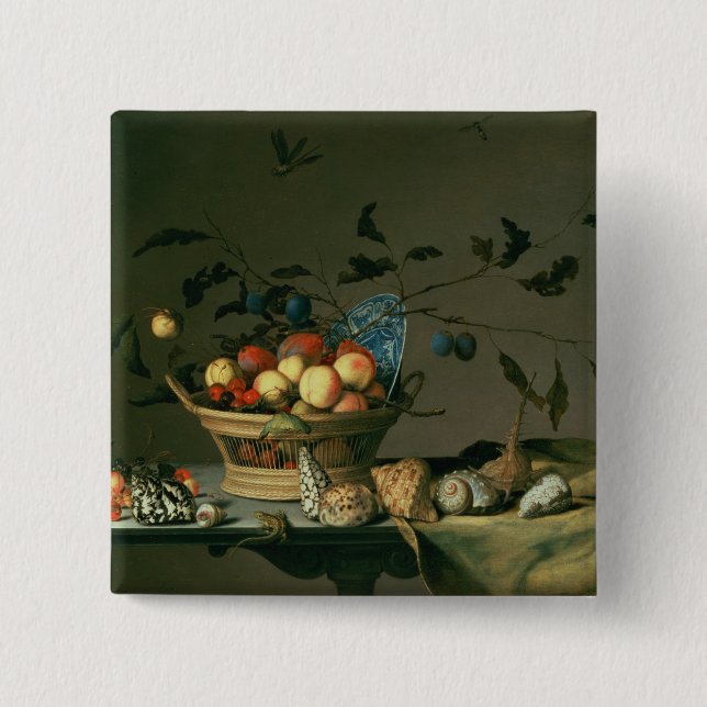 Still Life 2 15 Cm Square Badge (Front)
