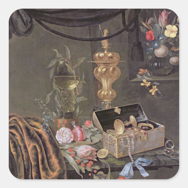 Still Life 2 Square Sticker (Front)