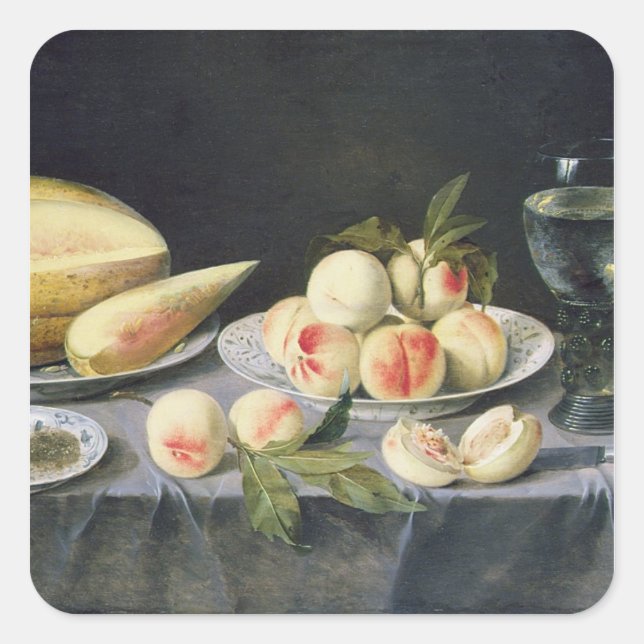 Still Life 2 Square Sticker (Front)