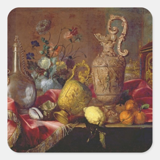 Still Life 2 Square Sticker (Front)