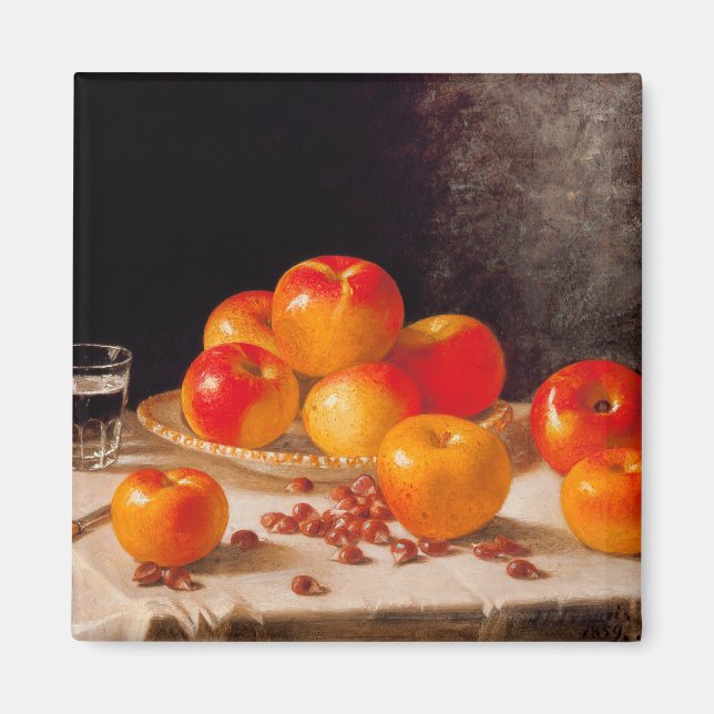Still Life, Apples and Chestnuts Magnet (Front)
