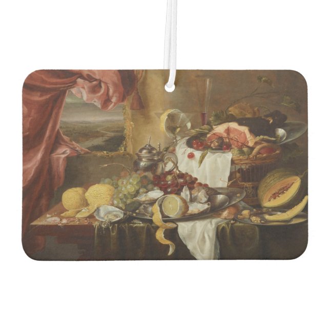 Still Life art air freshner Car Air Freshener (Back)