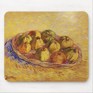 Still Life, Basket of Apples by Vincent van Gogh Mouse Pad