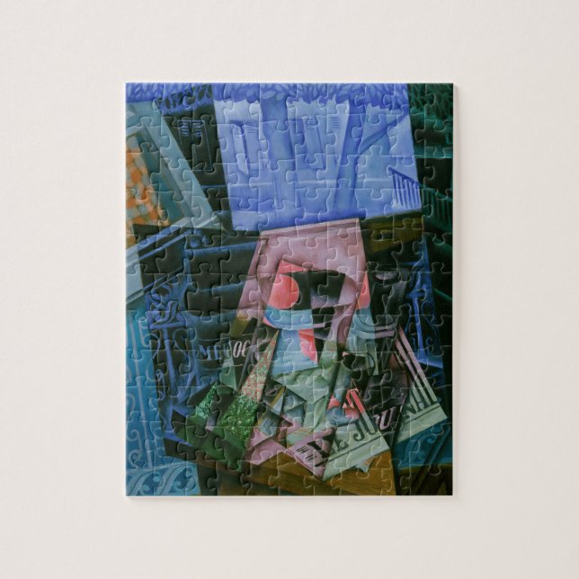 Still Life Before an Open Window by Juan Gris Jigsaw Puzzle (Vertical)