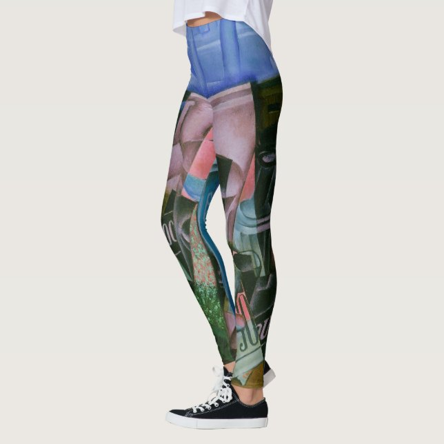 Still Life Before an Open Window by Juan Gris Leggings (Left)