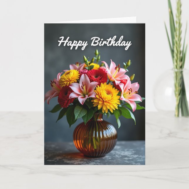 Still Life Birthday Card (Front)