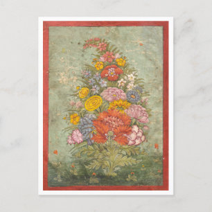 Still Life Bouquet of Flowers from India Postcard