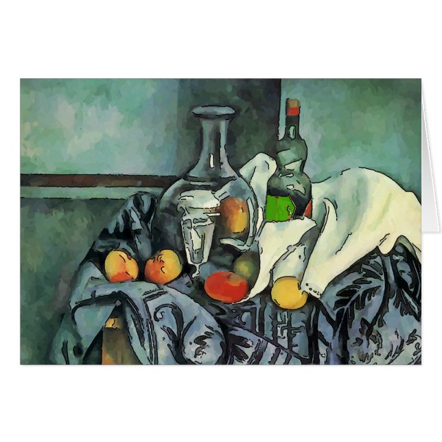 Still Life Bowl of Fruit and Wine (Front Horizontal)