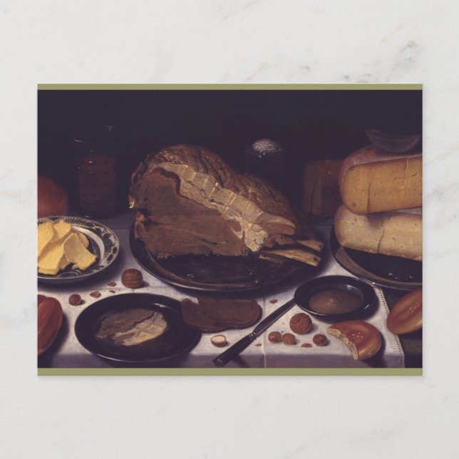 Still life breakfast Schooten Postcard (Front)