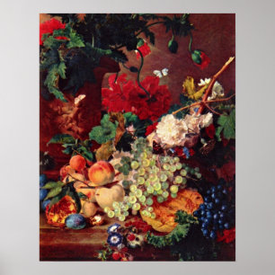 Still Life by Jan van Huysum Poster