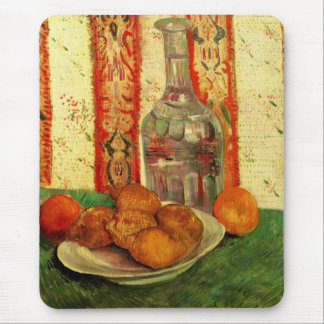 Still Life Decanter and Lemons by Vincent van Gogh Mouse Pad