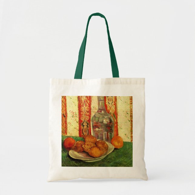 Still Life Decanter and Lemons by Vincent van Gogh Tote Bag (Front)