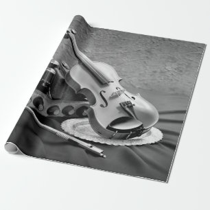Still life fine art photography on musician techno wrapping paper