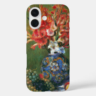 Still Life Flowers and Fruit by Pierre Renoir iPhone 16 Case