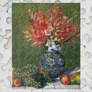 Still Life Flowers and Fruit by Pierre Renoir Jigsaw Puzzle