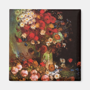 Still Life Flowers in a Vase by Vincent van Gogh Magnet