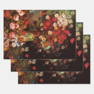 Still Life Flowers in a Vase by Vincent van Gogh Wrapping Paper Sheet