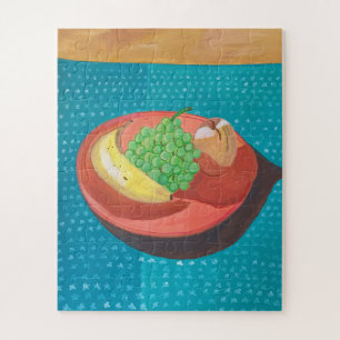 Still Life- fruit on the plate puzzles