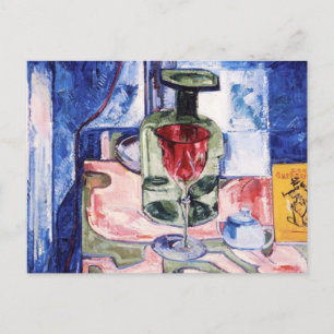 Still Life Green Bottle by Hans Hofmann Postcard