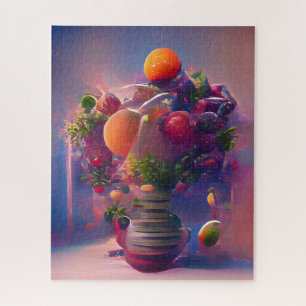 Still Life in Abstract Style Jigsaw Puzzle