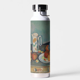 Still Life, Milk Jug and Fruit on a Table, Cezanne Water Bottle