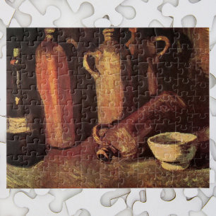 Still Life of 4 Stone Bottles by Vincent van Gogh Jigsaw Puzzle
