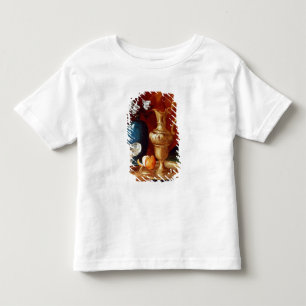 Still life of a gilt ewer, vase of flowers toddler T-Shirt