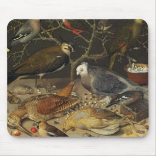 Still Life of Birds and Insects, 1637 Mouse Pad