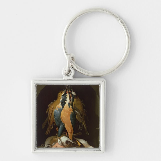Still life of birds key ring (Front)