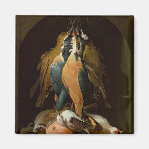Still life of birds magnet