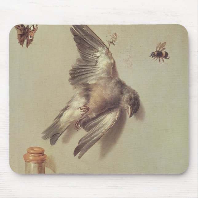 Still Life of Dead Birds and a Mouse, 1712 Mouse Pad (Front)